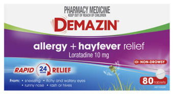 ePharmacy Demazin allergy + hayfever relief 80 tablets offer