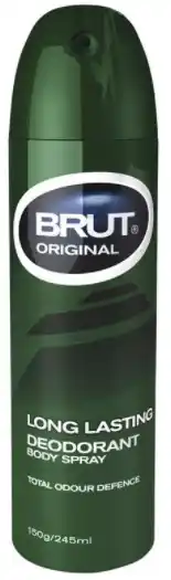 ePharmacy Brut original deodorant spray 150g offer