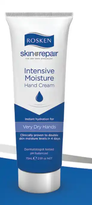 ePharmacy Rosken skin repair intensive moisture hand cream 75ml offer