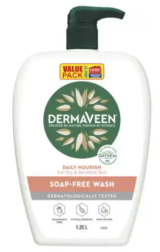 ePharmacy Dermaveen daily nourish soap-free wash 1.25 litres offer