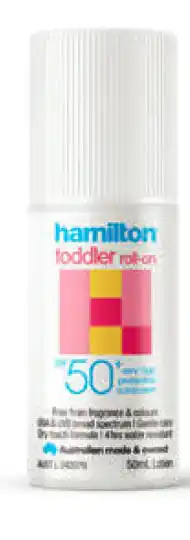 Hamilton sun spf 50+ toddler roll on 50ml