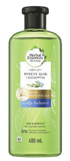 Herbal essences potent aloe & eucalyptus strength & moisture shampoo 400ml