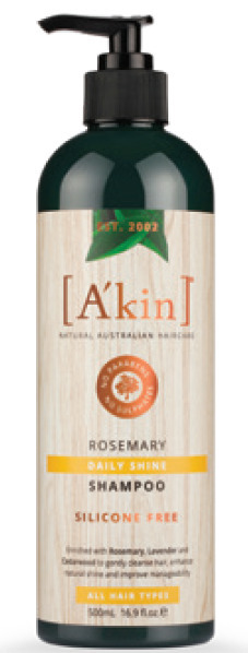 A'kin daily shine rosemary shampoo 500ml