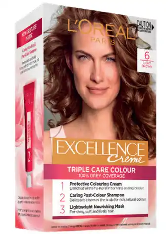 L'oreal excellence creme 6 light brown hair colour