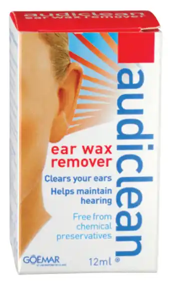 Audiclean ear wax remover 12ml