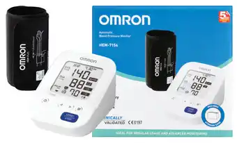 Omron blood pressure monitor hem-7156