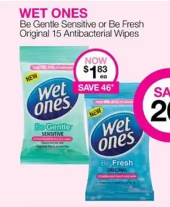Priceline WET ONES offer