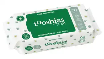 ePharmacy Tooshies by tom baby wipes aloe vera & chamomile 70 pack offer