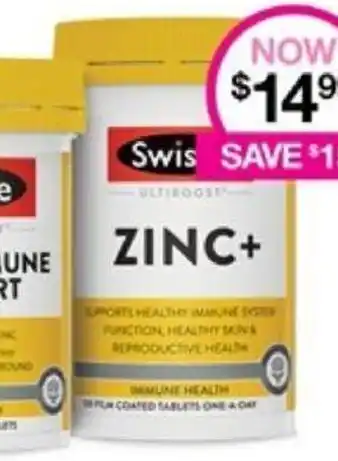 Priceline Swisse ZINC+ offer