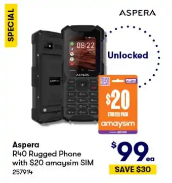 BIG W ASPERA R40 Rugged Phone offer