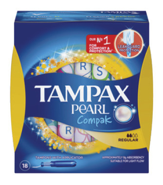 ePharmacy Tampax compak pearl regular 18 pack offer