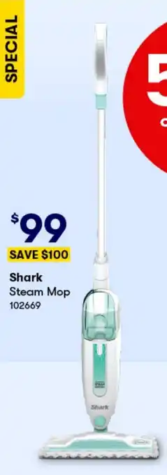 BIG W Shark Steam Mop offer