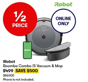 BIG W iRobot Roomba Combo i5 Vacuum & Mop offer