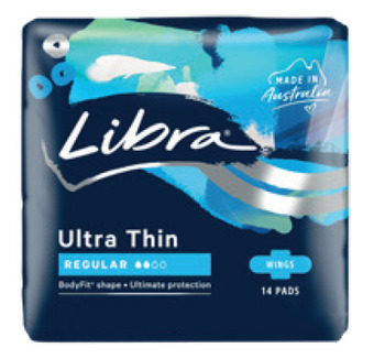 ePharmacy Libra pads ultra thins with wings regular 14 offer