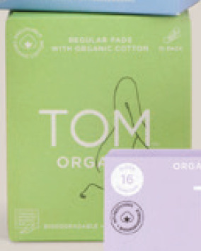 ePharmacy Tom organic ultra thin pads regular 10 pack offer