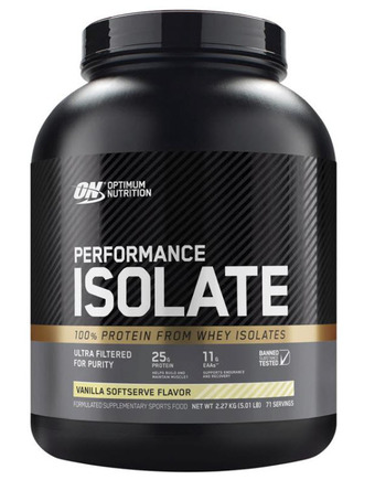 ePharmacy Optimum nutrition isolate vanilla softserve 2.28kg offer