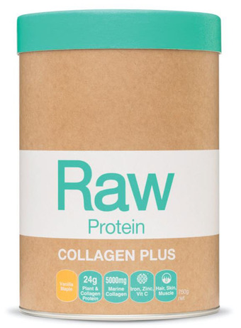 ePharmacy Amazonia raw protein collagen plus vanilla maple 750g offer