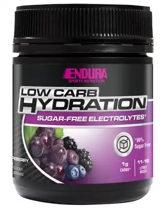 ePharmacy Endura low carb hydration grapeberry 128g offer