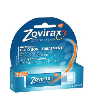ePharmacy Zovirax cold sore treatment cream pump 2g offer