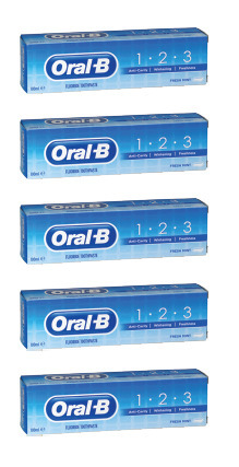 ePharmacy Oral-b toothpaste 123 fresh mint 100ml offer
