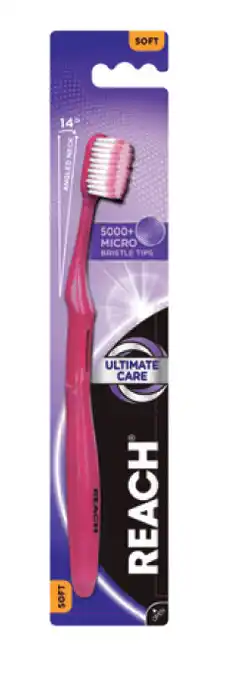 Reach toothbrush ultimate care soft