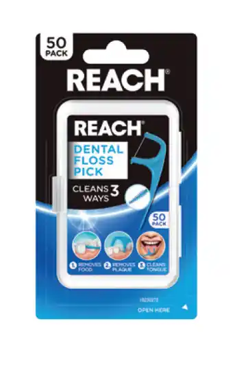 ePharmacy Reach dental floss pick 50 pack offer
