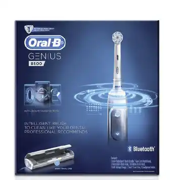 Oral-b power toothbrush genius series 8500 silver