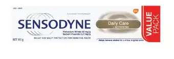 ePharmacy Sensodyne toothpaste daily care + whitening 160g offer