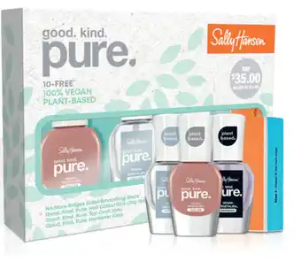 Sally hansen good. kind. pure. christmas gift set 2021