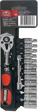 SuperCheap Auto SCA 14 Pce 1/4” Dr Socket Set offer