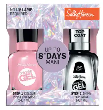 ePharmacy Sally hansen miracle gel duo pack nail polish pinky promise offer