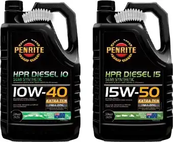 SuperCheap Auto Selected Penrite 5L HPR Diesel Engine Oils offer