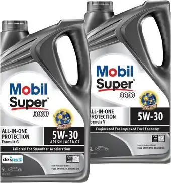 SuperCheap Auto Selected Mobil 5L Super 3000 5W-30 Engine Oils offer