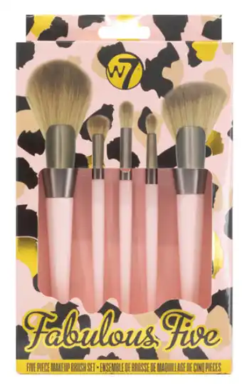 ePharmacy W7 fabulos five brush gift set offer