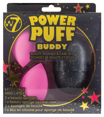 ePharmacy W7 power puff buddy beauty sponges & case set offer