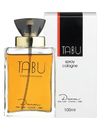 Tabu 100ml spray cologne