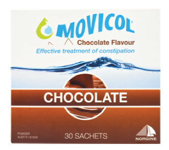 Chemist Warehouse Movicol powder sachets 13g chocolate 30 offer