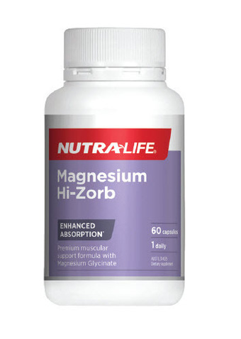 Chemist Warehouse Nutra-life magnesium hi-zorb 60 capsules offer
