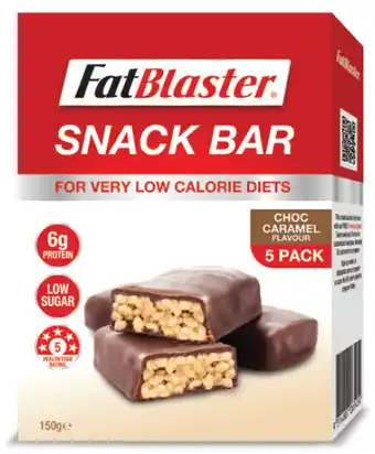 Chemist Warehouse Naturopathica fatblaster choc caramel crunch bar 5 x 30g offer