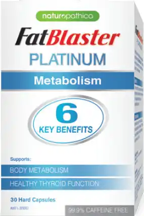 Chemist Warehouse Naturopathica fatblaster platinum metabolism 30 capsules offer