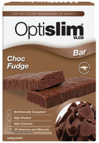 Chemist Warehouse Optislim vlcd bar choc fudge 5 offer