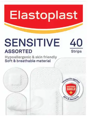 Chemist Warehouse Elastoplast sensitive assorted 40 pack plasters offer