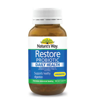 Chemist Warehouse Nature’s way restore probiotic daily health 90 capsules offer