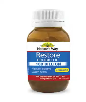 Chemist Warehouse Nature’s way restore 100 billion 30 capsules offer