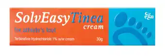 Chemist Warehouse Solveasy once daily tinea treatment cream 30g offer