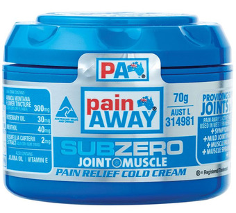 Chemist Warehouse Pain away sub zero joint + muscle pain relief cold cream 70g offer