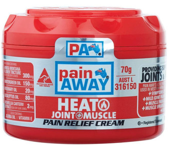 Chemist Warehouse Pain away heat + pain relief cream 70g offer