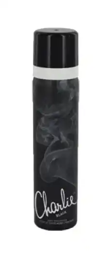 Chemist Warehouse Revlon charlie black body spray 75ml offer
