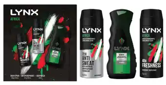 Lynx africa trio gift set 2021