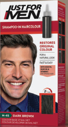 Chemist Warehouse Just for men hair colour h-45 dark brown offer